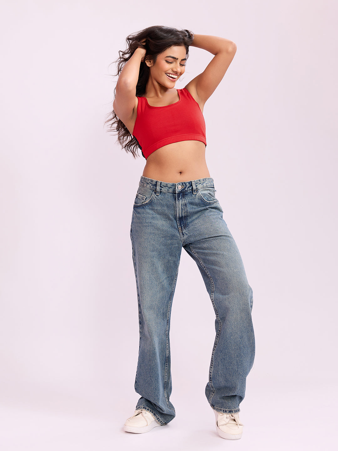Daily Ease Bra Top - Red
