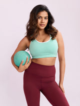 Daily Ease Bra Top - Milange Green