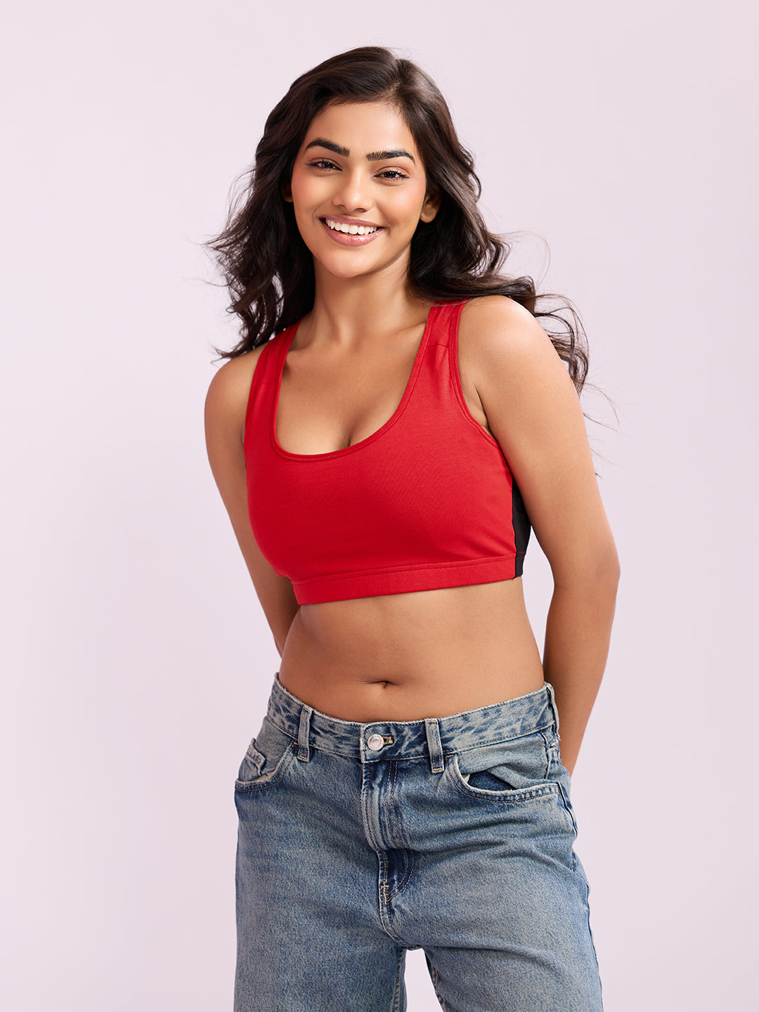 Daily Ease Bra Top - Red