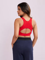 Smooth Contour Bra Top - Red