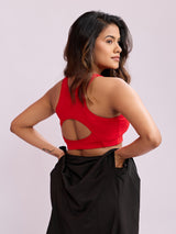 Smooth Contour Bra Top - Red