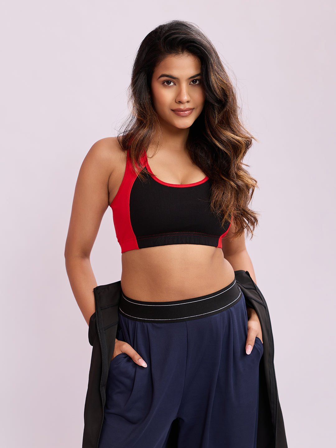 Smooth Contour Bra Top - Red