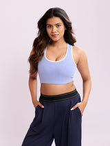 Daily Ease Bra Top - Milange Blue