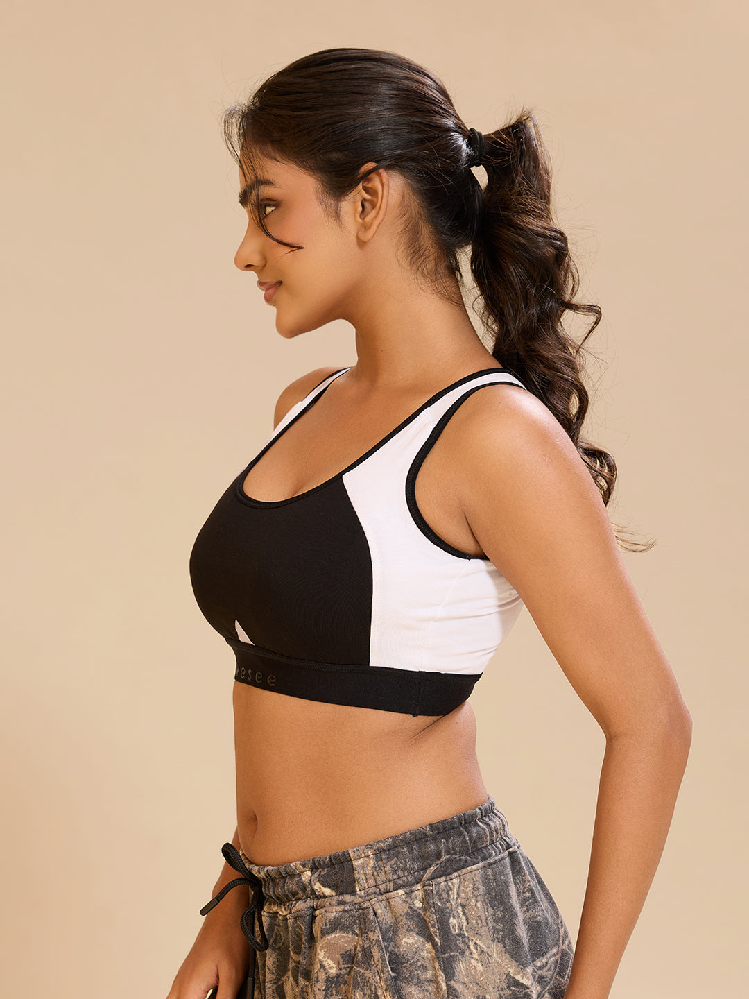 Bare Comfort Bra Top – White