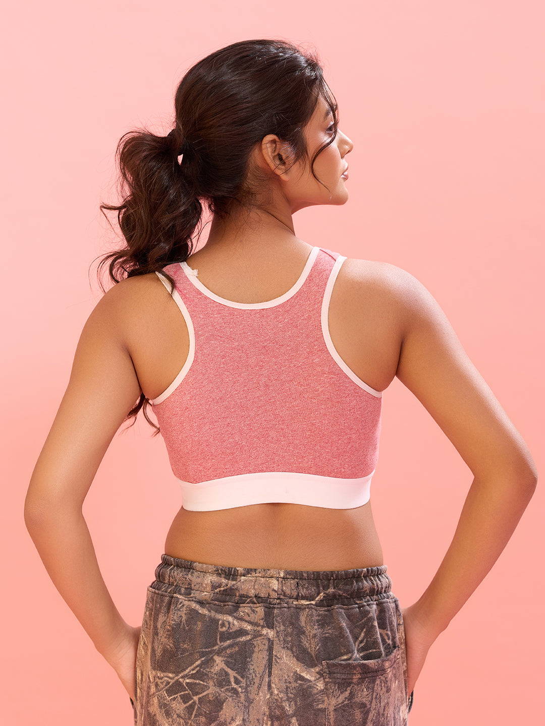 Cloud Soft Seamless Bra - Milange Pink