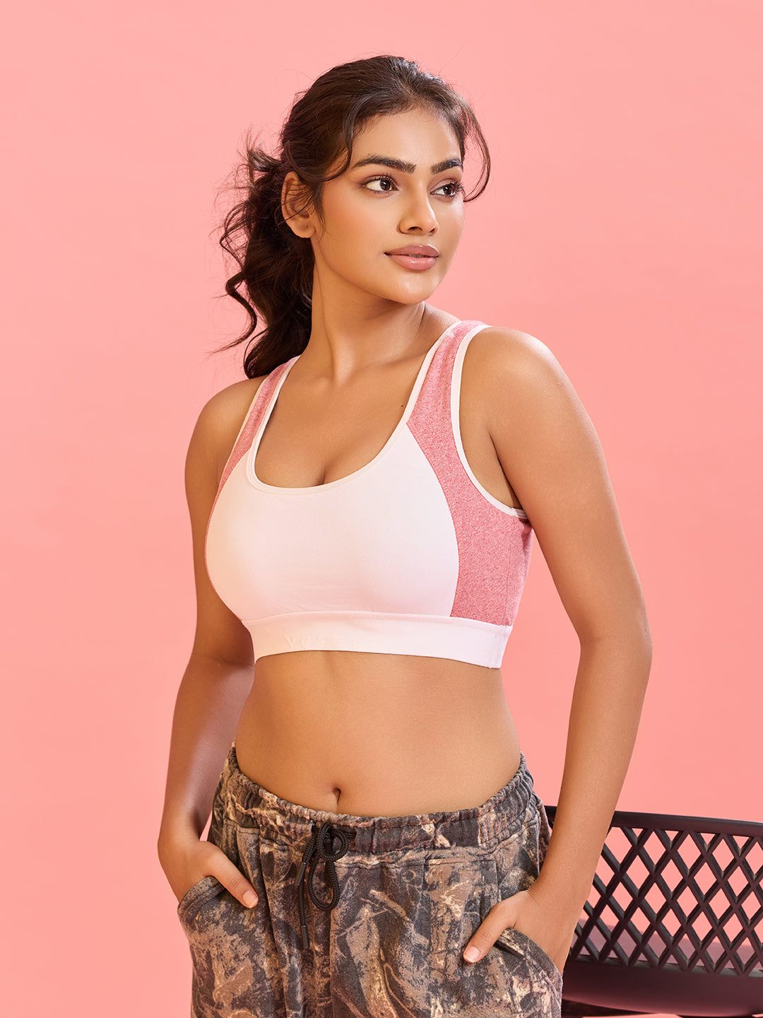 Cloud Soft Seamless Bra - Milange Pink