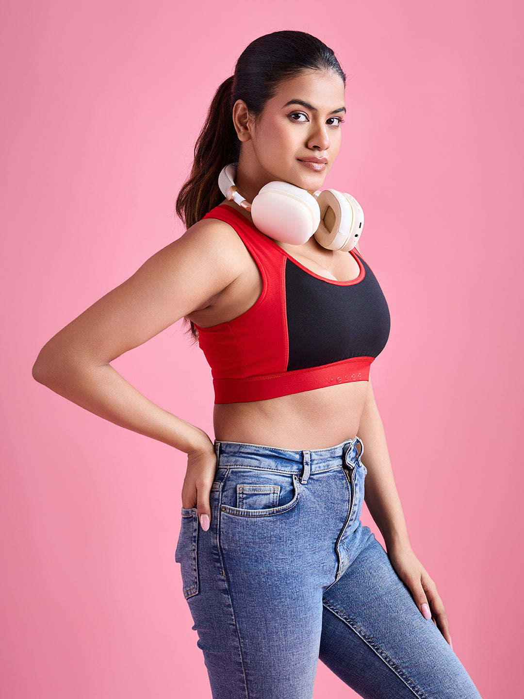 Cloud Soft Seamless Bra - Red