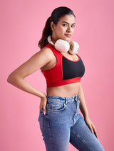 Cloud Soft Seamless Bra - Red