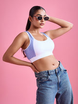 Cloud Soft Seamless Bra - Milange Blue