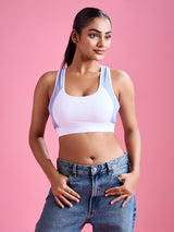 Cloud Soft Seamless Bra - Milange Blue