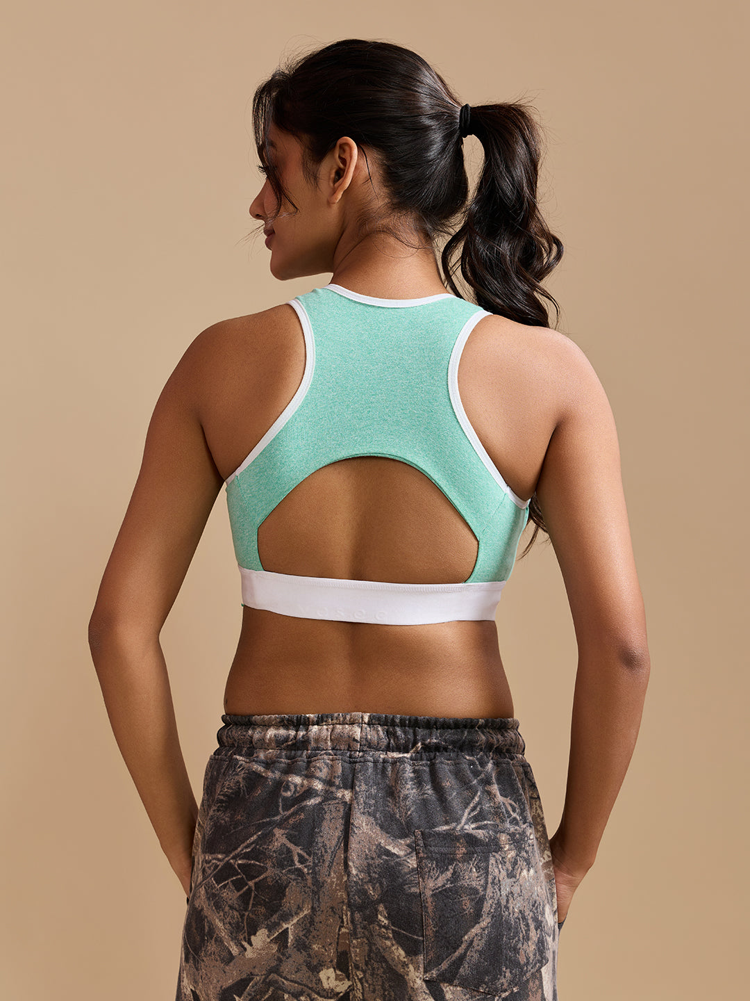 Air Touch Seamless Bra – Milange Green