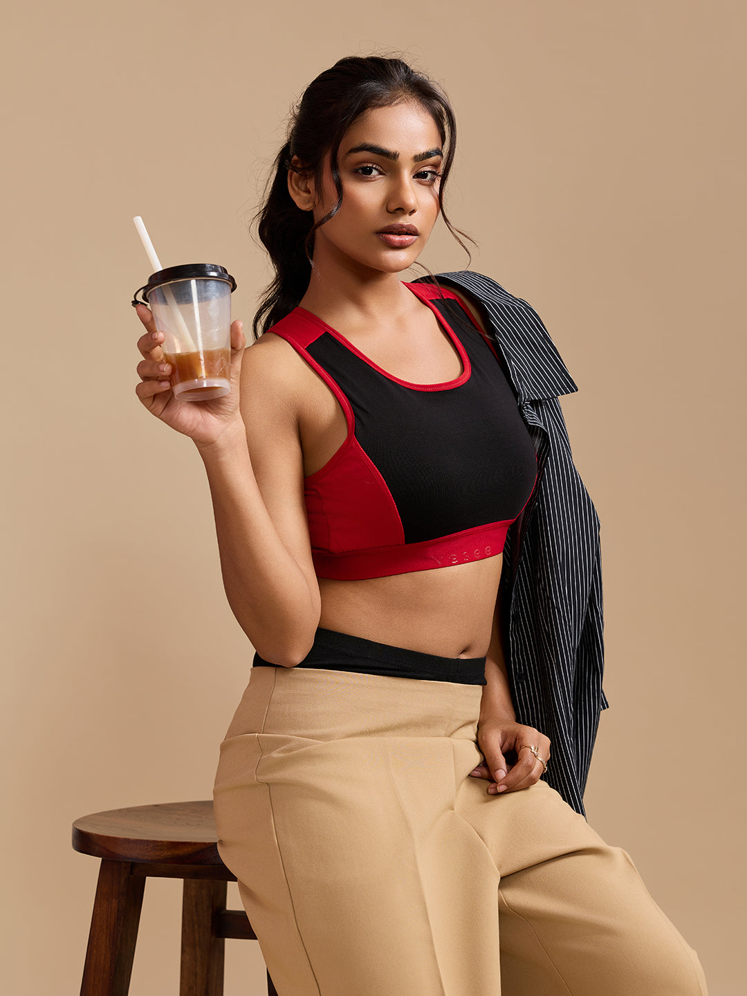 Air Touch Seamless Bra – Red
