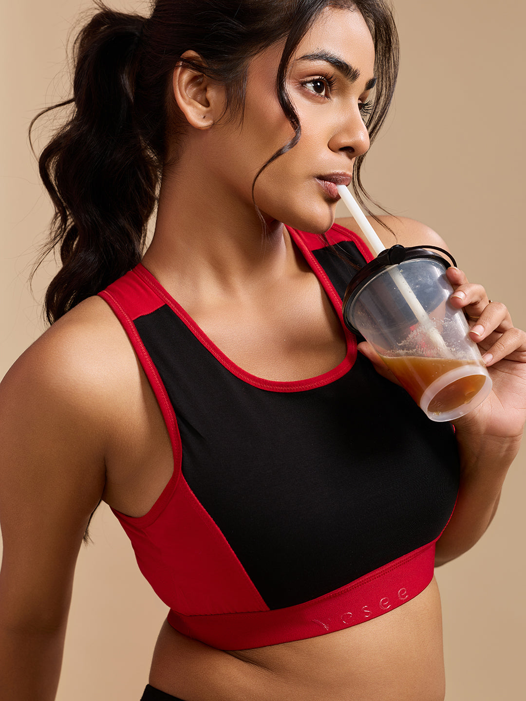 Air Touch Seamless Bra – Red