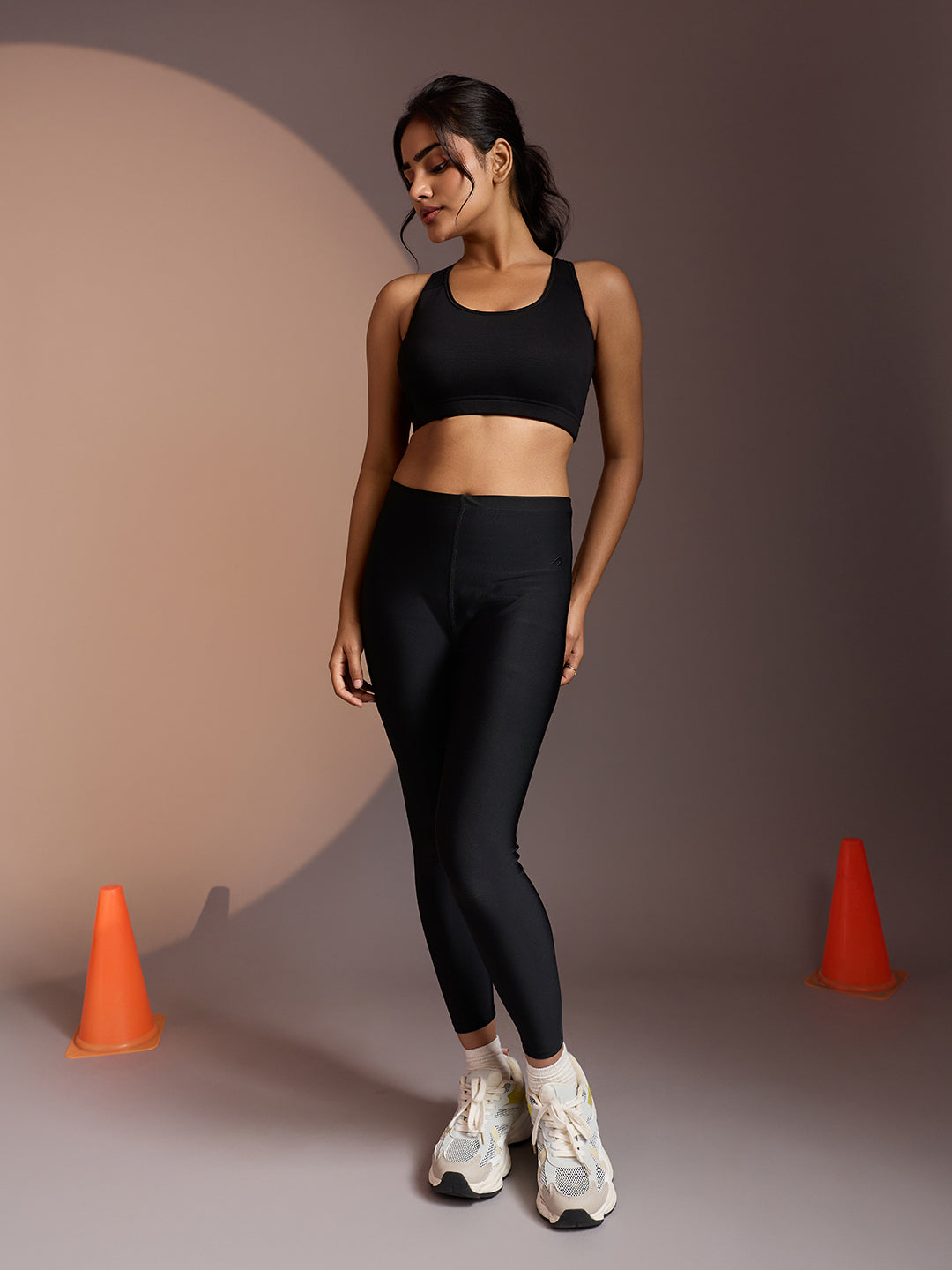 Seamless Ease Bra Top - Black