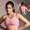 Seamless Ease Bra Top - Milange Pink