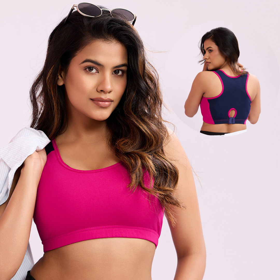 Daily Ease Bra Top - Navy Blue