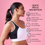 Cloud Soft Seamless Bra - Black