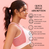 Cloud Soft Seamless Bra - Milange Pink