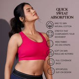 Seamless Ease Bra Top - Pink