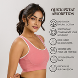 Lumi Everyday Bra - Rose Pink