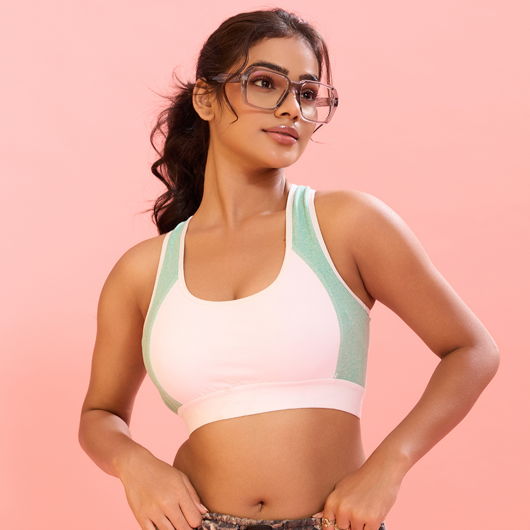 Cloud Soft Seamless Bra - Milange Green