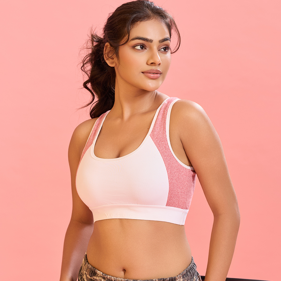 Cloud Soft Seamless Bra - Milange Pink