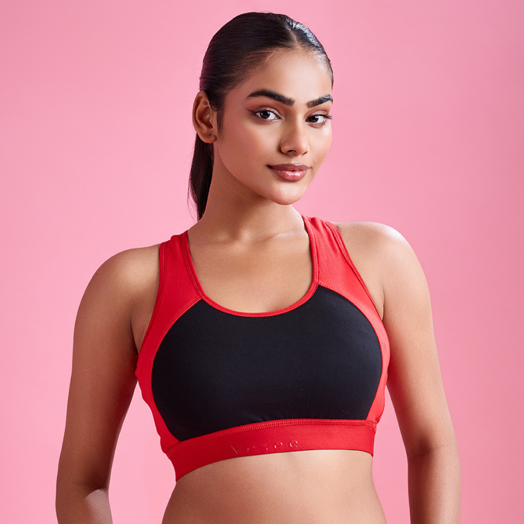 Cloud Soft Seamless Bra - Red