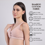Solid Ease Comfort Padded Bra - Dusty rose