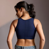 Seamless Ease Bra Top - Navy Blue