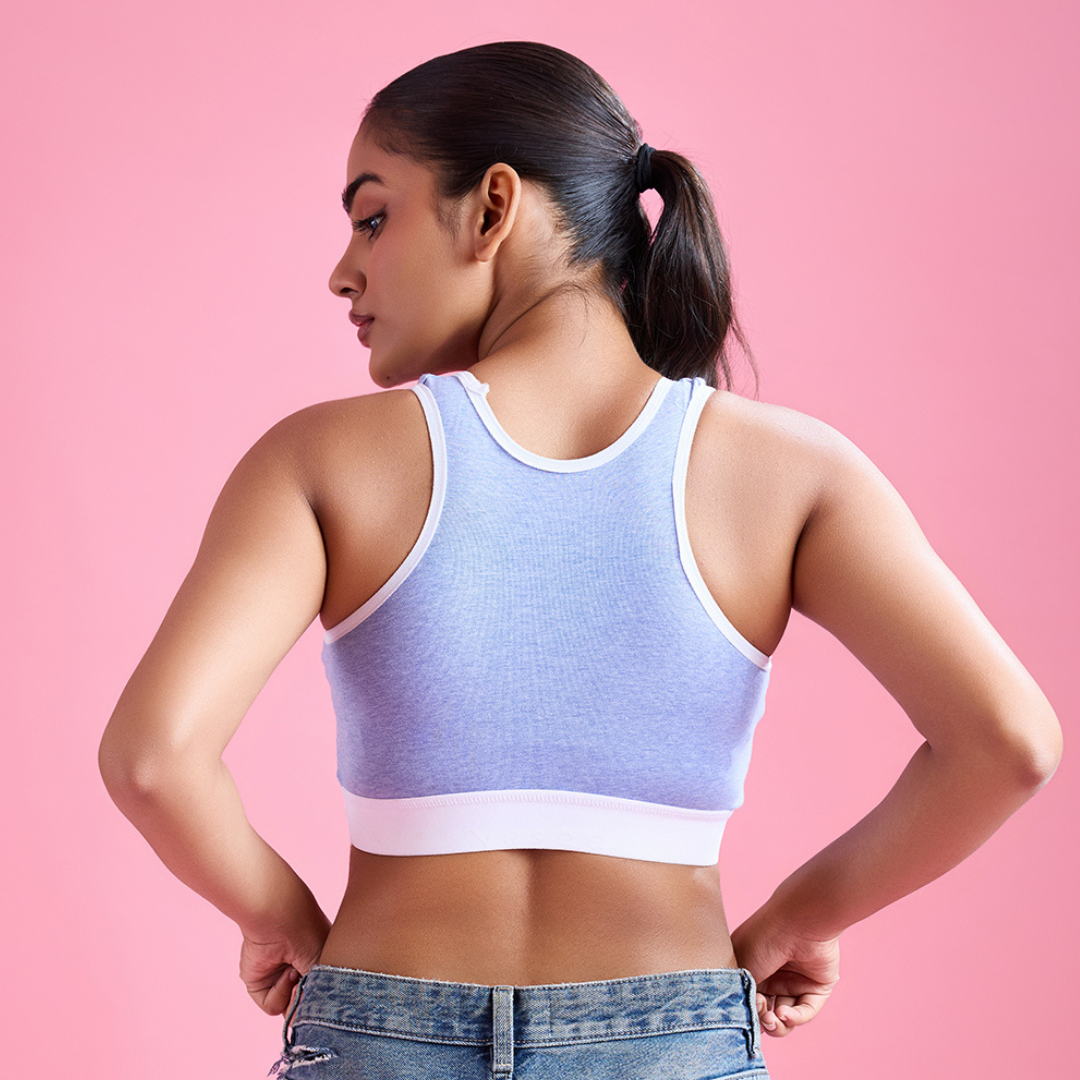 Ultra Smooth Daily Bra – Milange Blue
