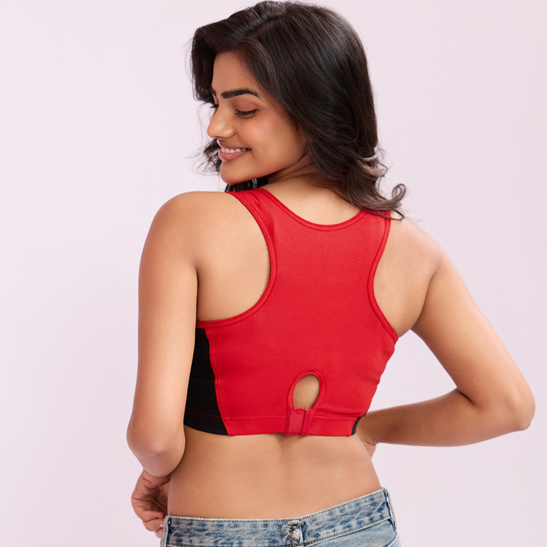Daily Ease Bra Top - Red
