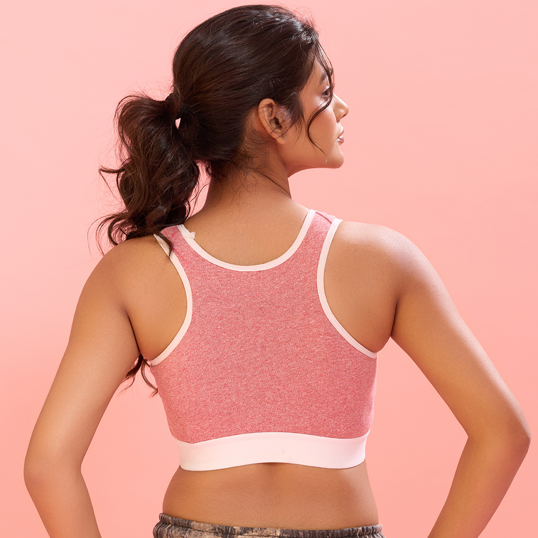 Cloud Soft Seamless Bra - Milange Pink