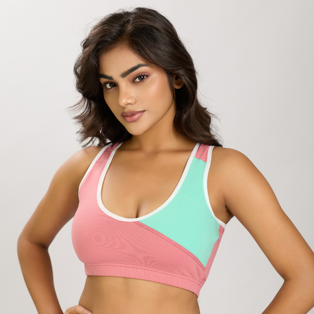 Breeze Breathable Bra - Soft Rose