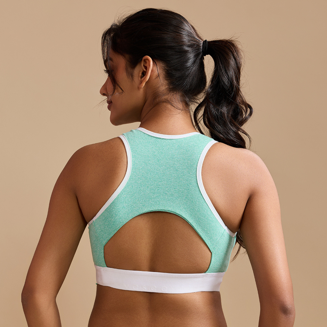 Air Touch Seamless Bra – Milange Green