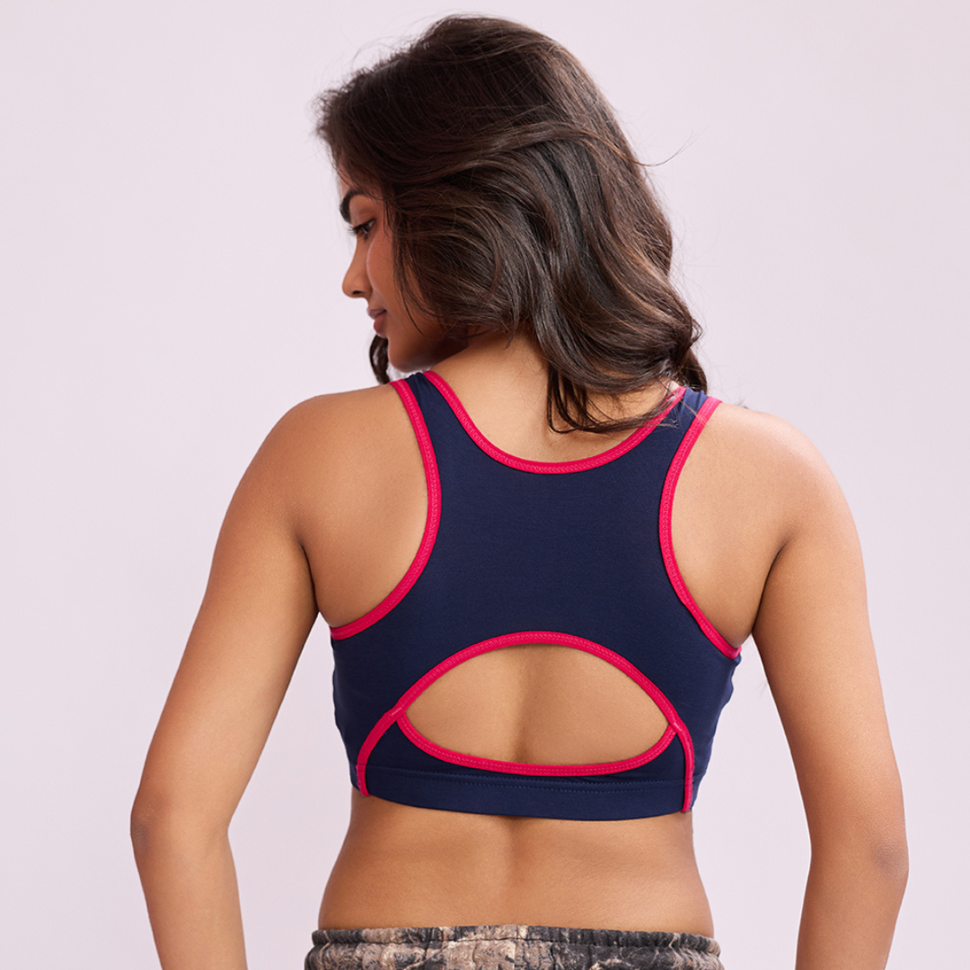 Smooth Contour Bra Top - Navy Blue