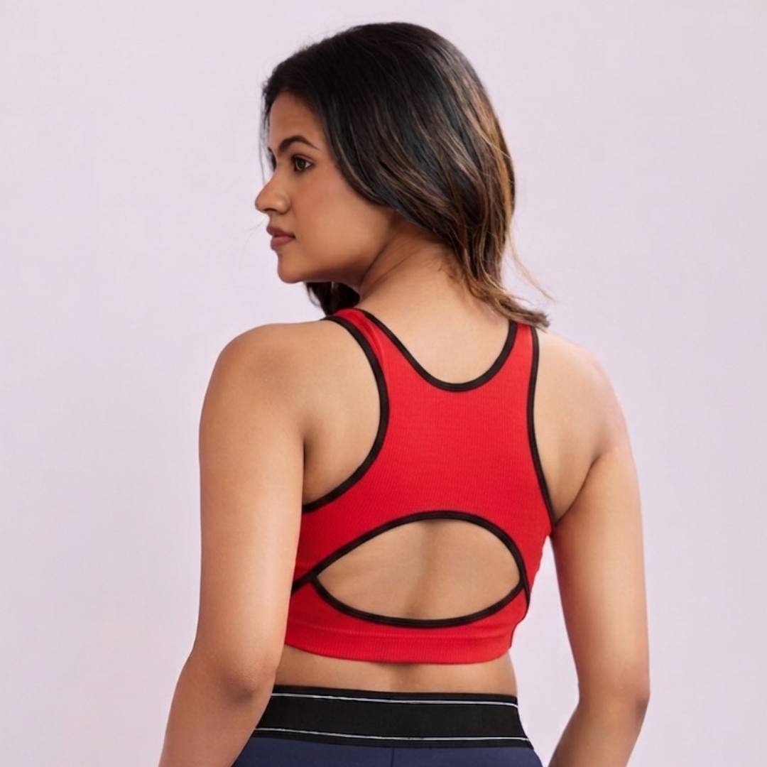 Smooth Contour Bra Top - Red