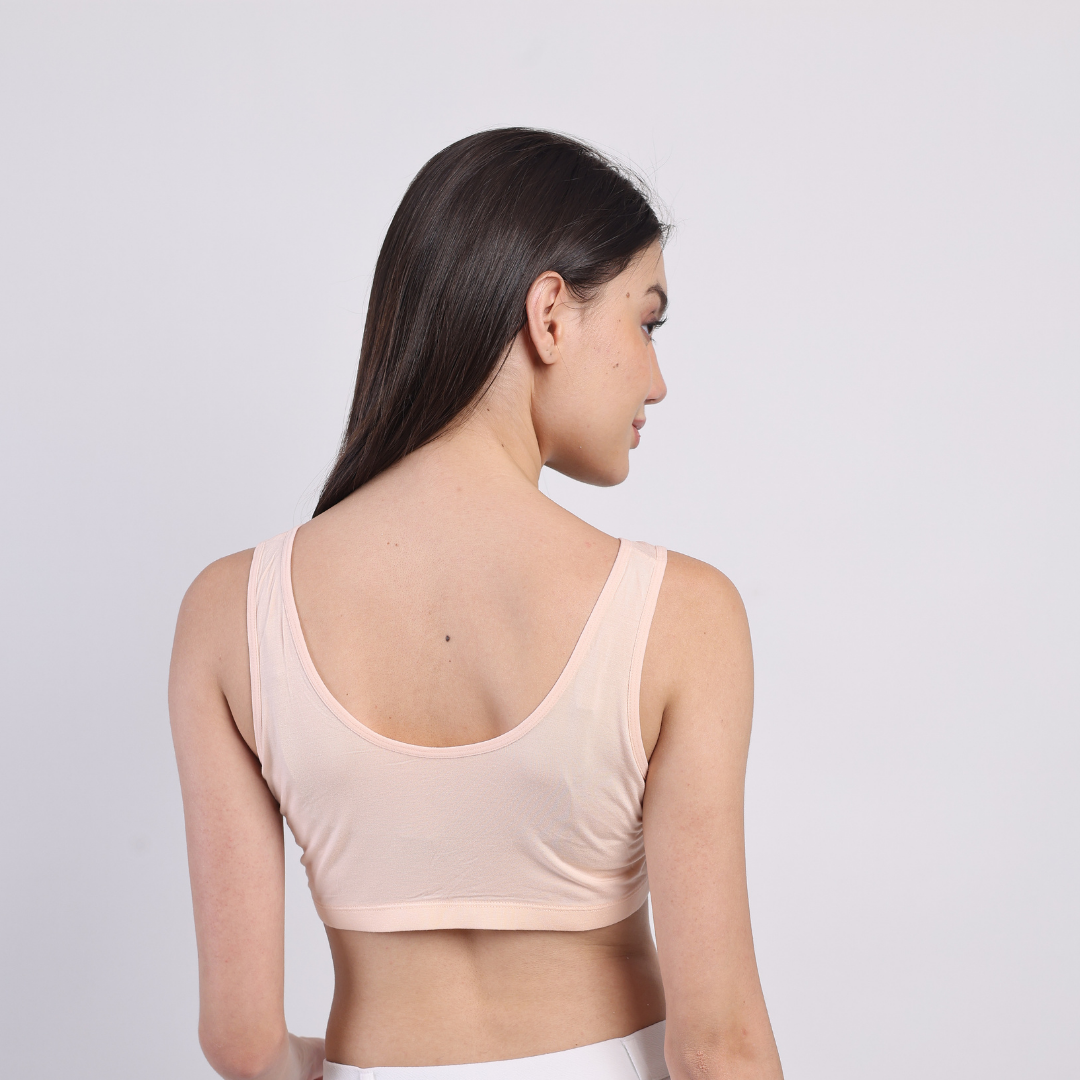 Solid Ease Comfort Padded Bra - Tropical Peach