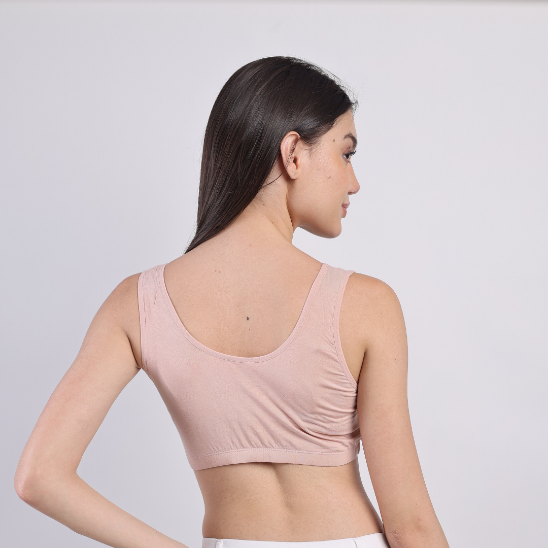 Solid Ease Comfort Padded Bra - Dusty rose