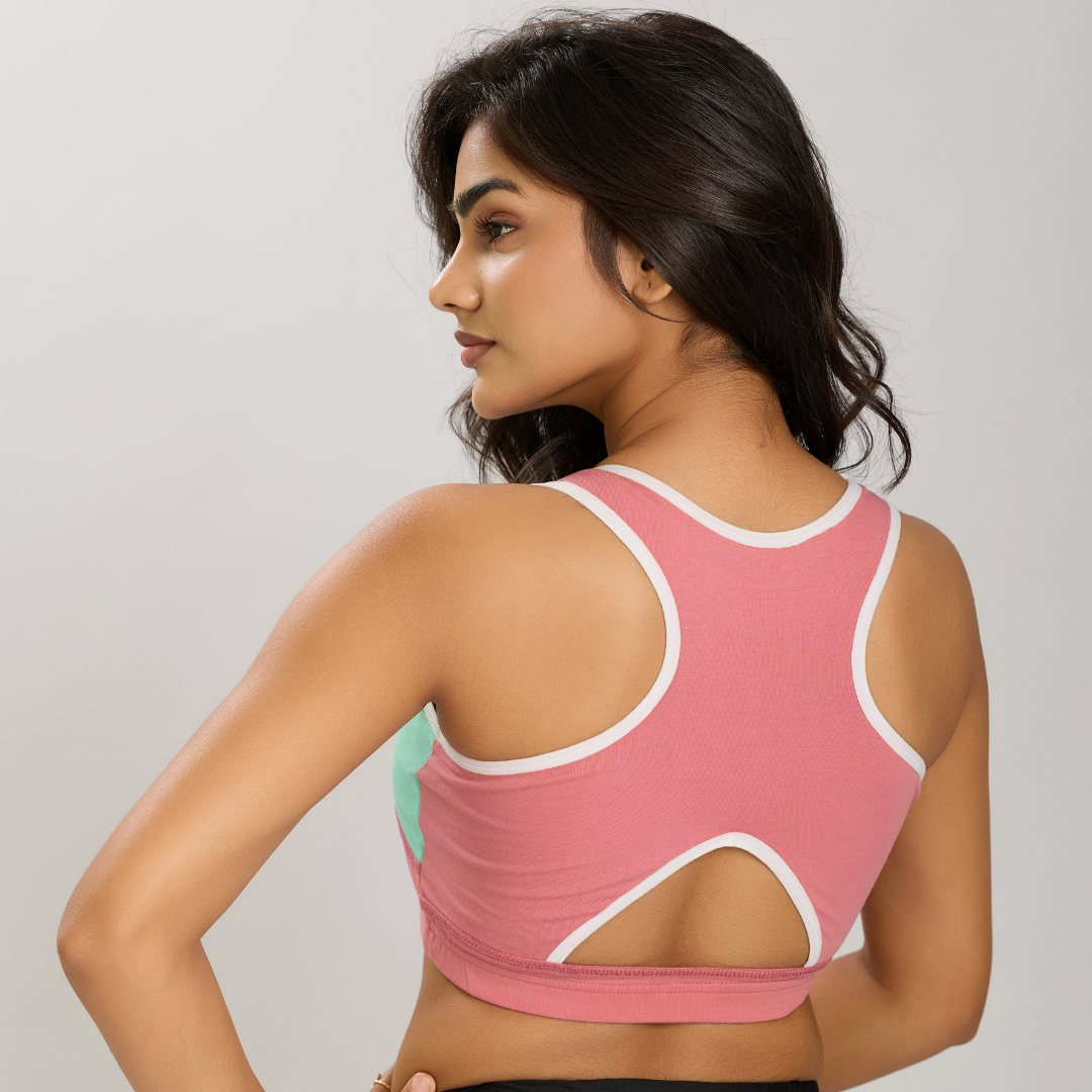 Breeze Breathable Bra - Soft Rose