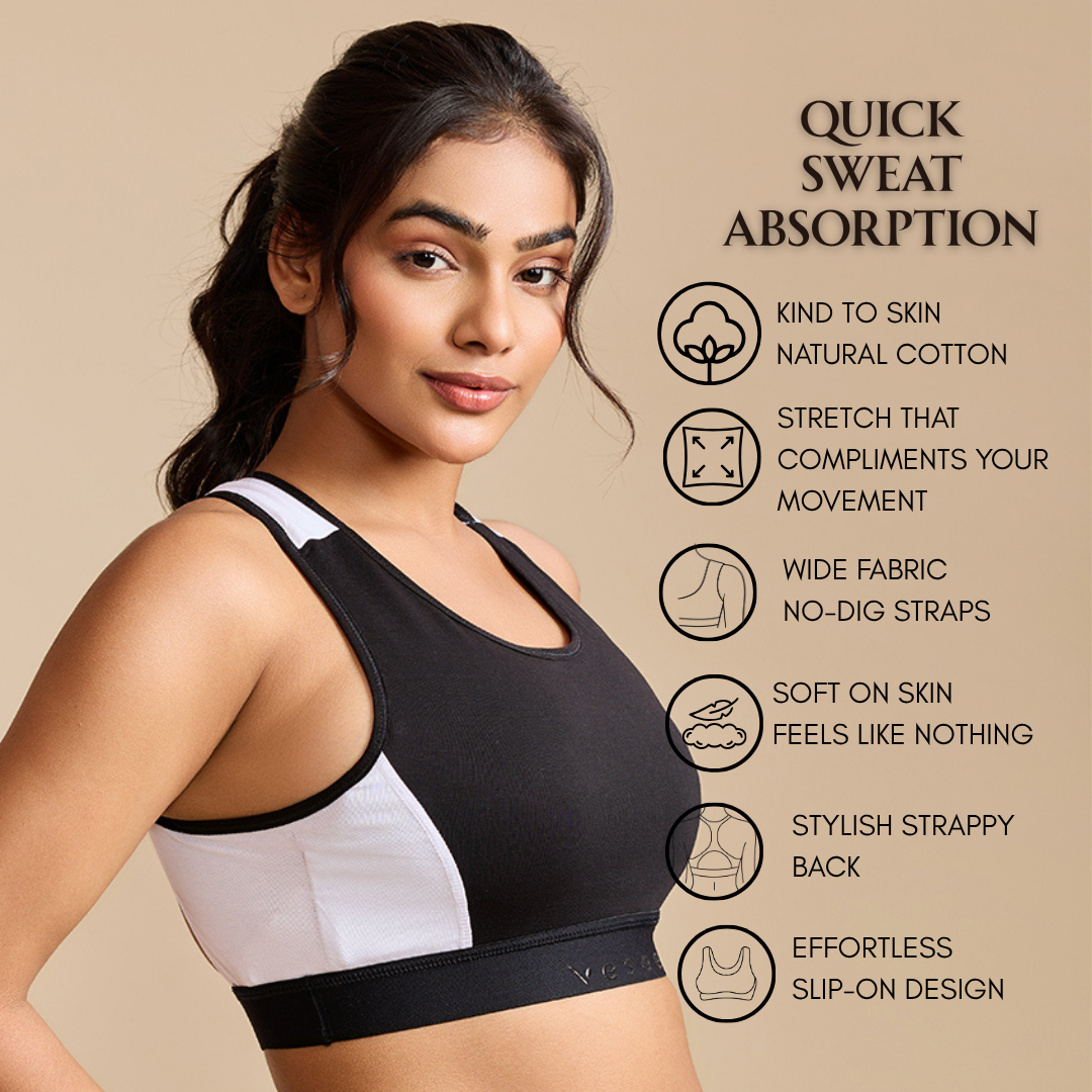 Air Touch Seamless Bra – White