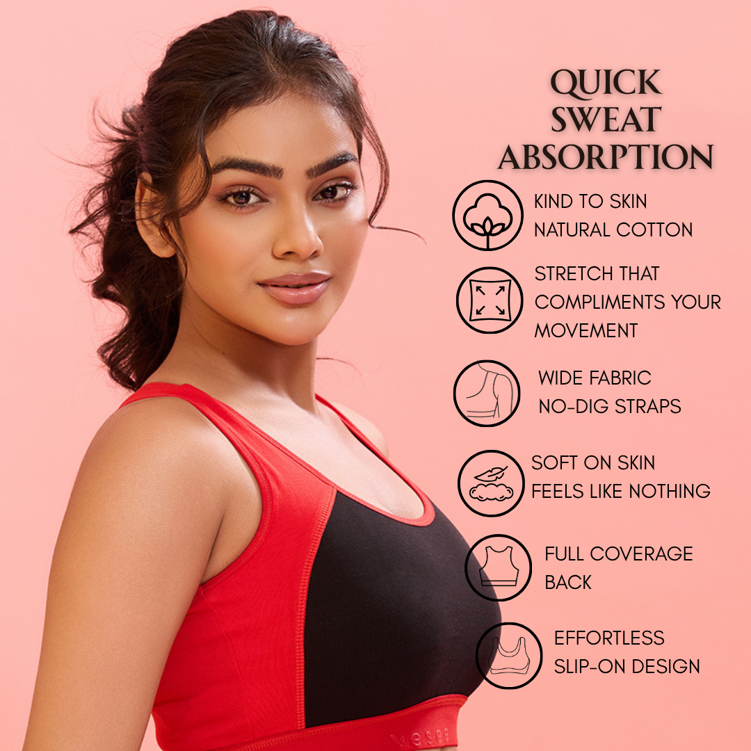 Ultra Smooth Daily Bra – Red