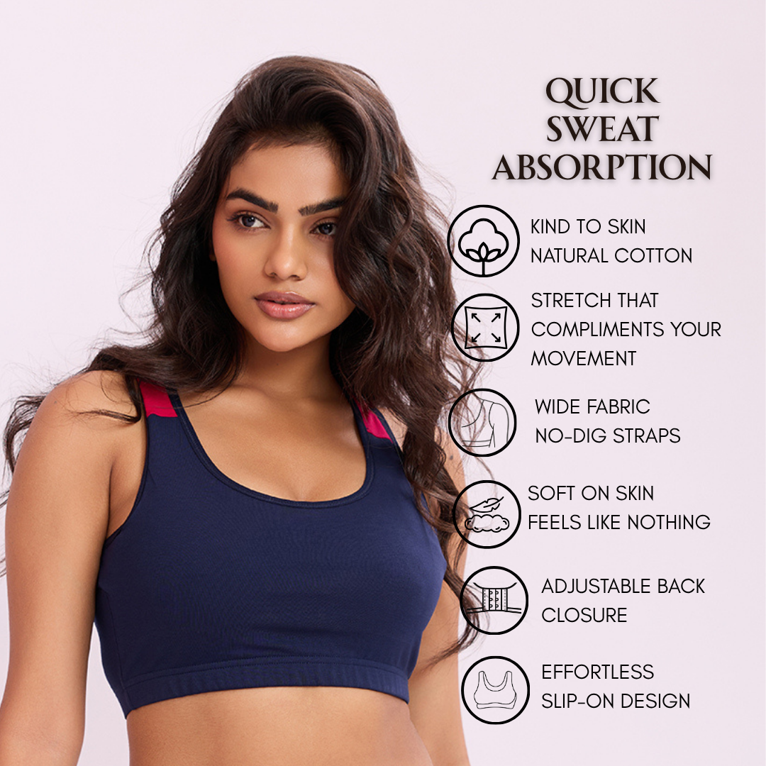 Daily Ease Bra Top - Pink