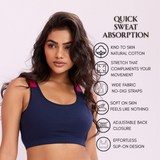 Daily Ease Bra Top - Pink