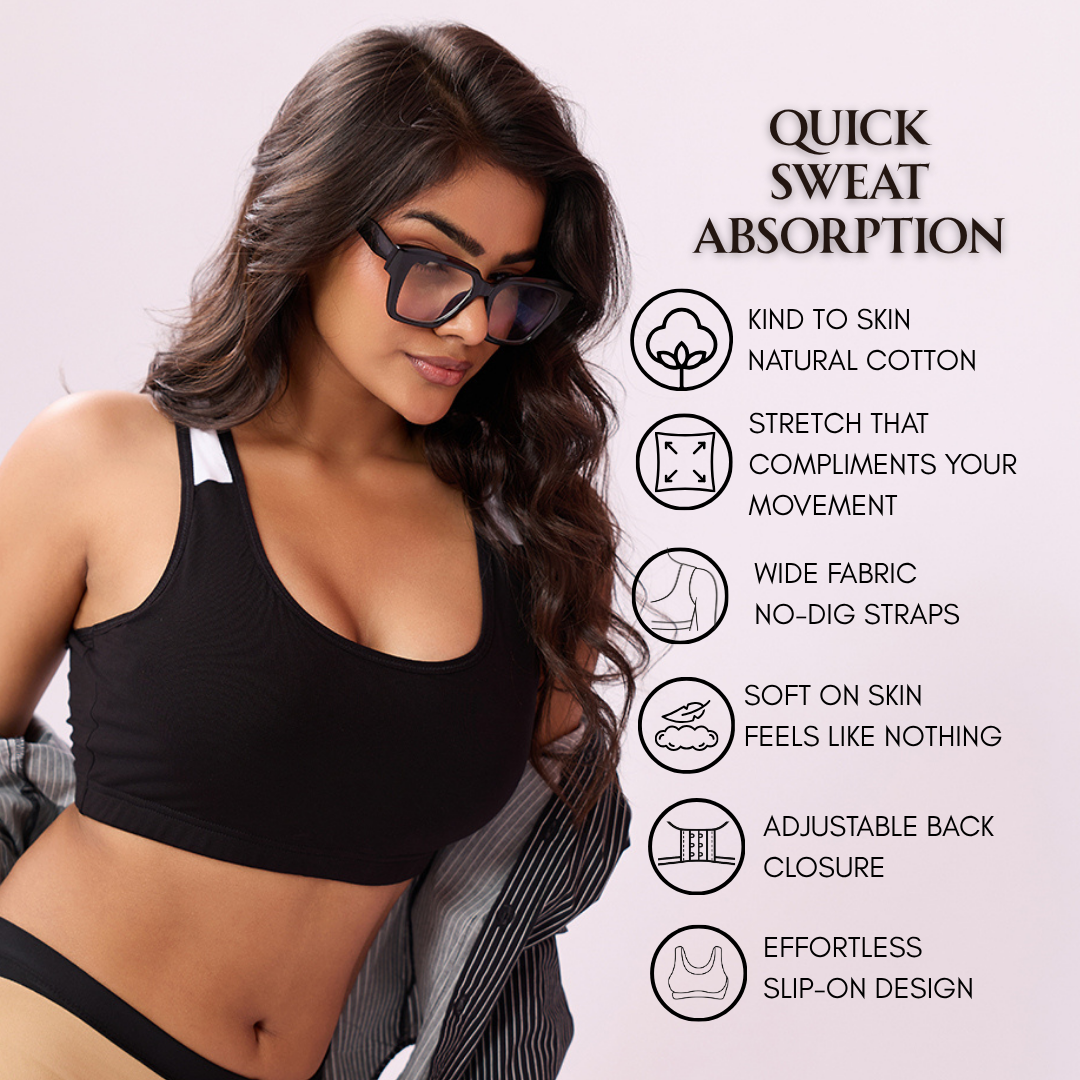 Daily Ease Bra Top - White