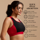 Air Touch Seamless Bra – Red