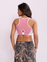 Daily Ease Bra Top - Milange Pink