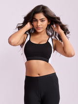 Smooth Contour Bra Top - White
