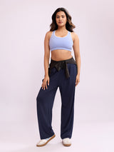 ⁠Daily Ease Bra Top - Milange Blue