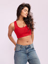⁠Daily Ease Bra Top - Red