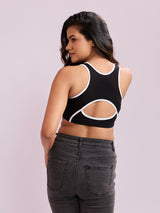 Smooth Contour Bra Top - Black